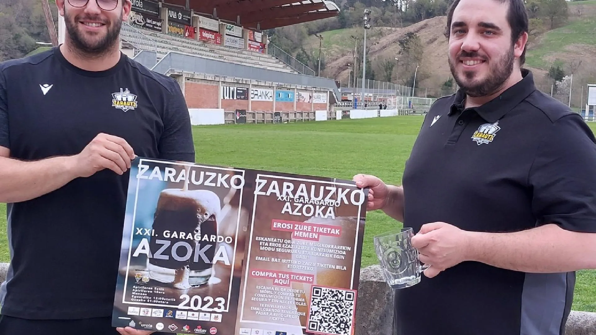 Zarautz Todo preparado para la Feria de la Cerveza que arrancará el