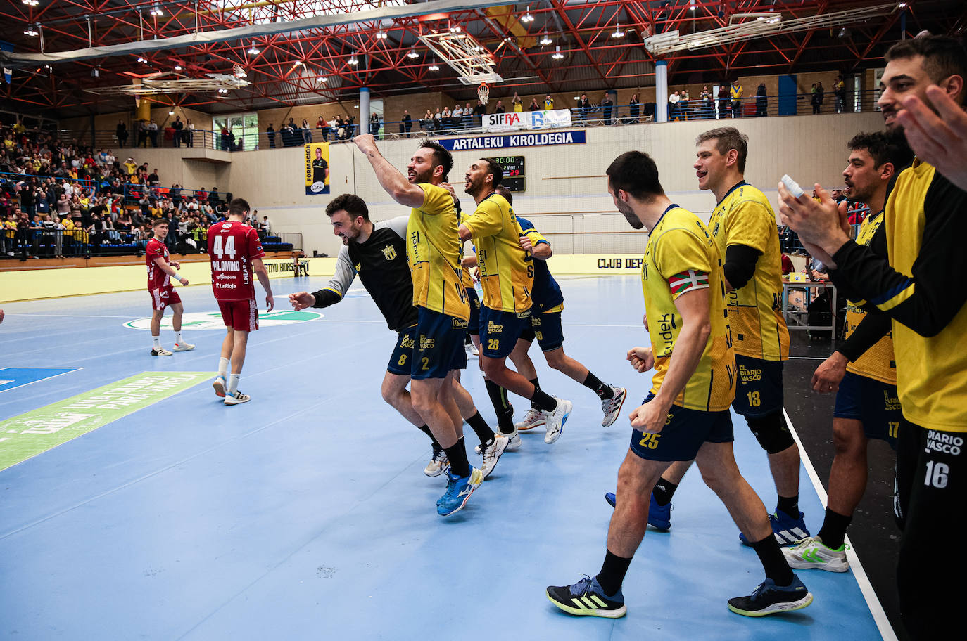 Poderosa victoria del Bidasoa ante el Logroño