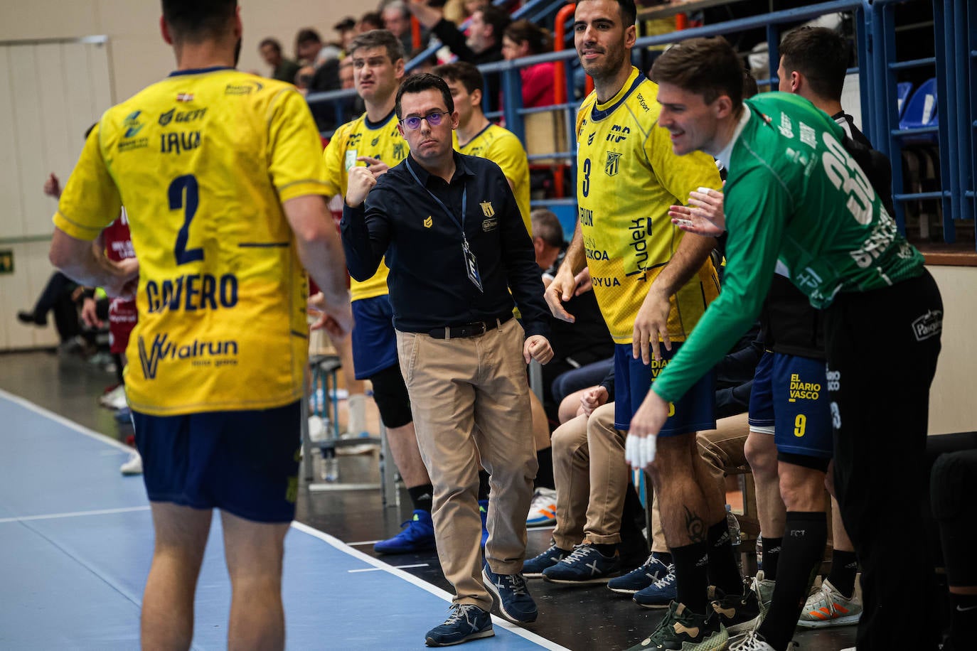 Poderosa victoria del Bidasoa ante el Logroño