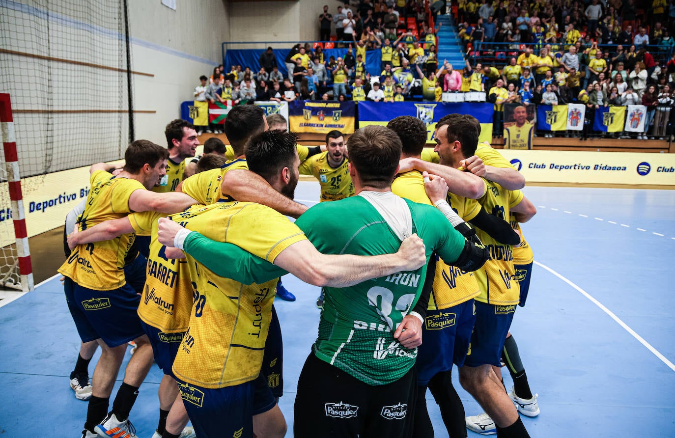 Poderosa victoria del Bidasoa ante el Logroño