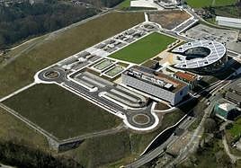 Vista aérea del campus de Galarreta-Hernani.