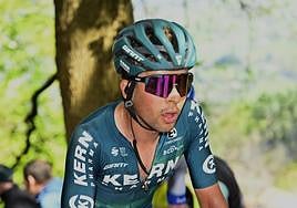 Jon Agirre, en la etapa de este miércoles.