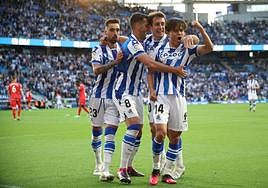 El 1x1 de los jugadores de la Real Sociedad ante el Getafe