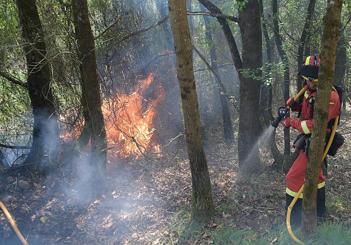 Incendios en Asturias.