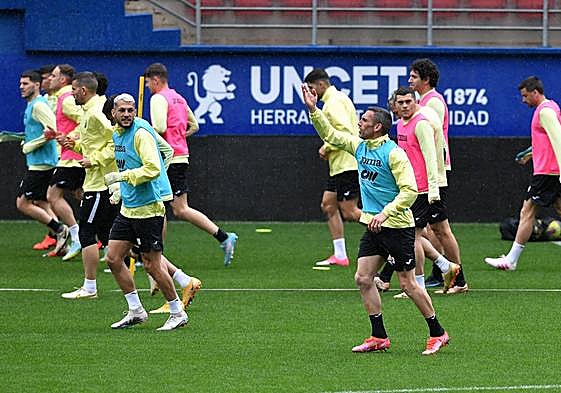 Las mejores imágenes del entrenamiento del Eibar