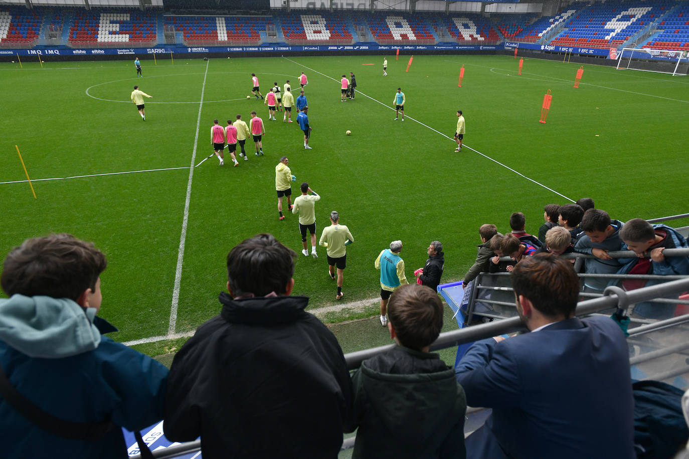 Las mejores imágenes del entrenamiento del Eibar