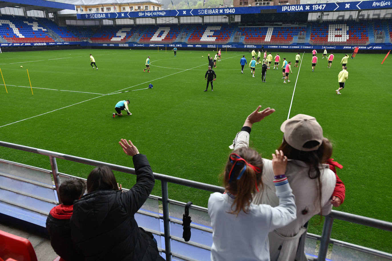 Las mejores imágenes del entrenamiento del Eibar