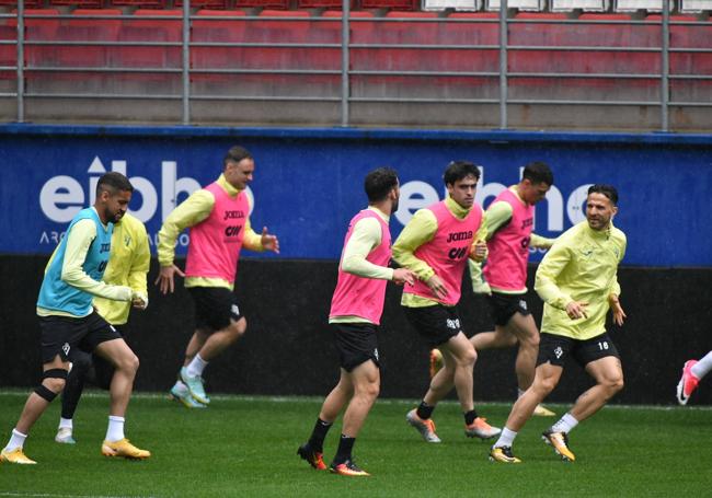 Entrenamiento del Eibar.