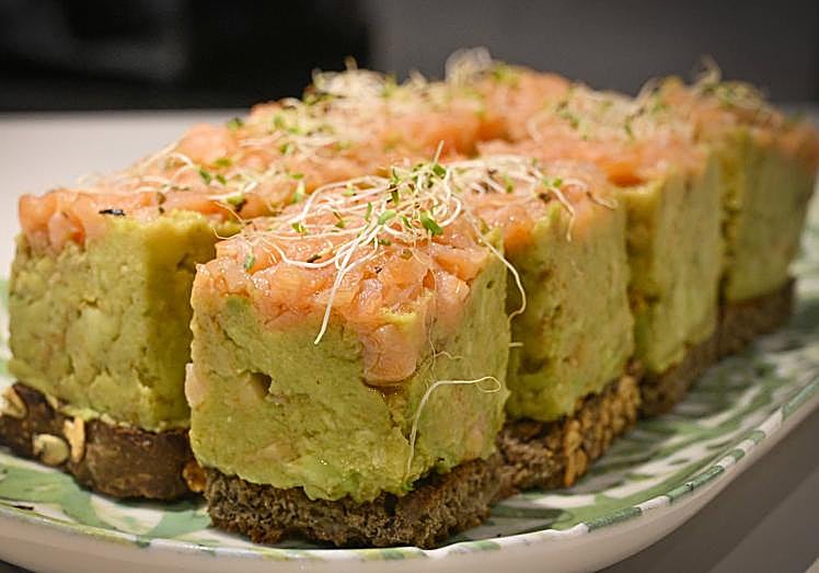 Imagen principal - El pedido y dos de los pintxos.