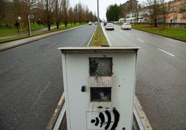 Radar en el paseo de Otxoki, en Intxaurrondo.