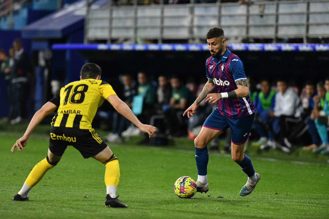 Las mejores imágenes del Eibar-Zaragoza