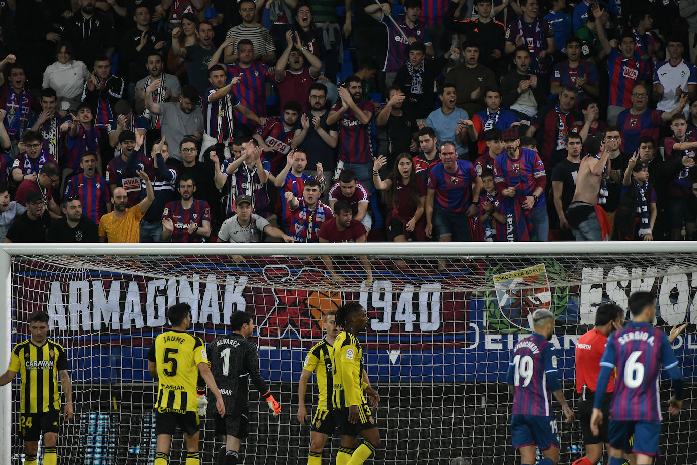 Las mejores imágenes del Eibar-Zaragoza