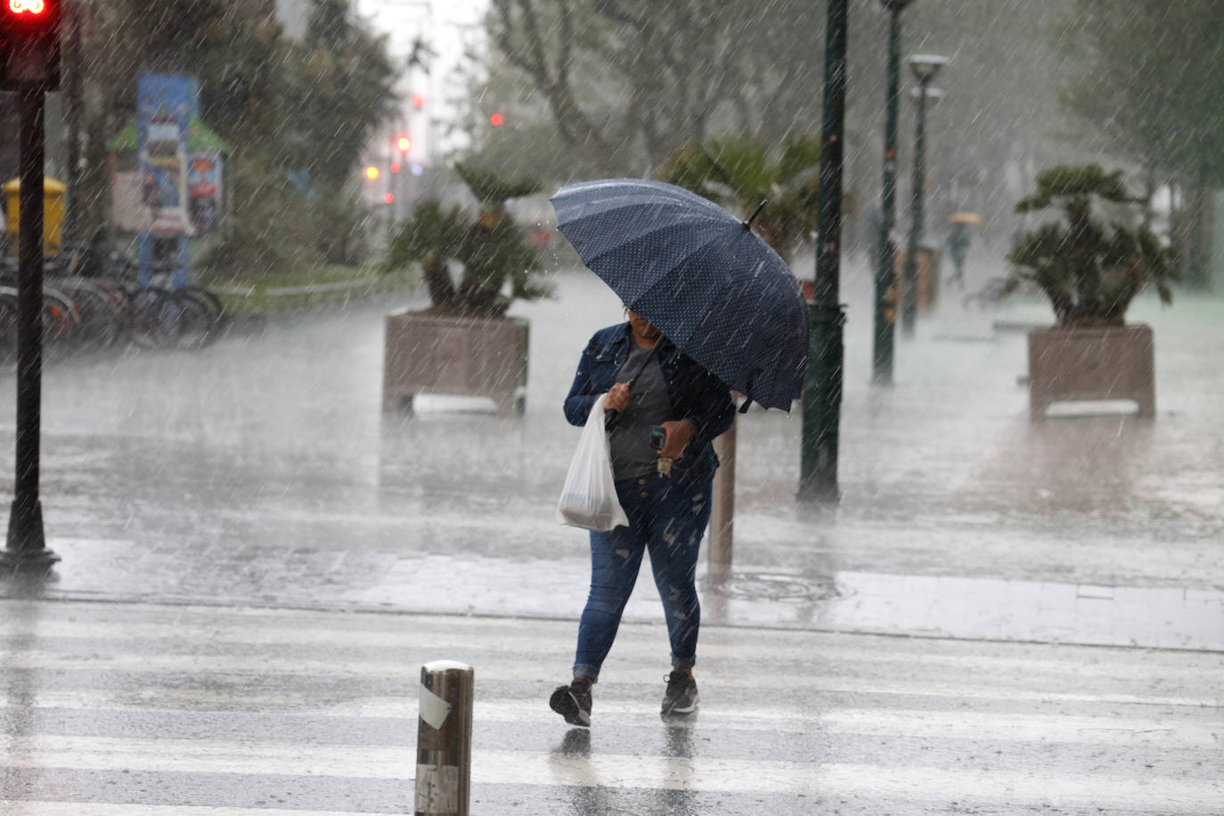 Un viernes soleado que acaba con tormentas