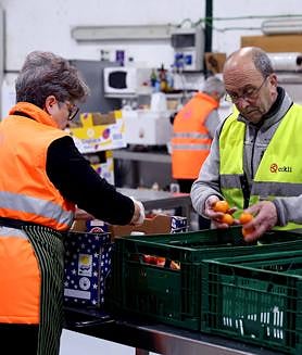 Imagen secundaria 2 - La inflación vacía el almacén del Banco de Alimentos de Gipuzkoa