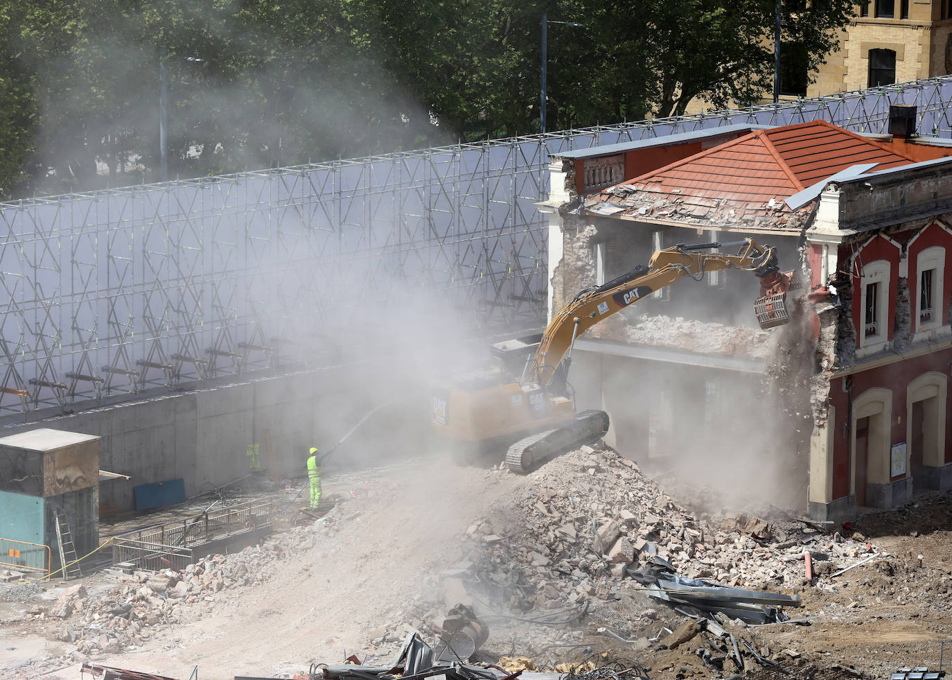 Fotos: Desaparece la estación del Norte de Donostia