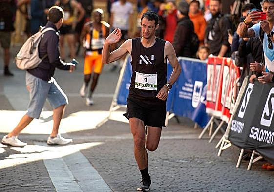 Kilian Jornet el año pasado en la Zegama Aizkorri.