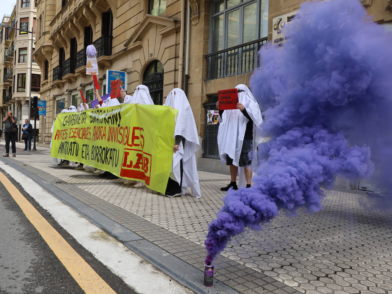 Una manifestación para reivindicar derechos