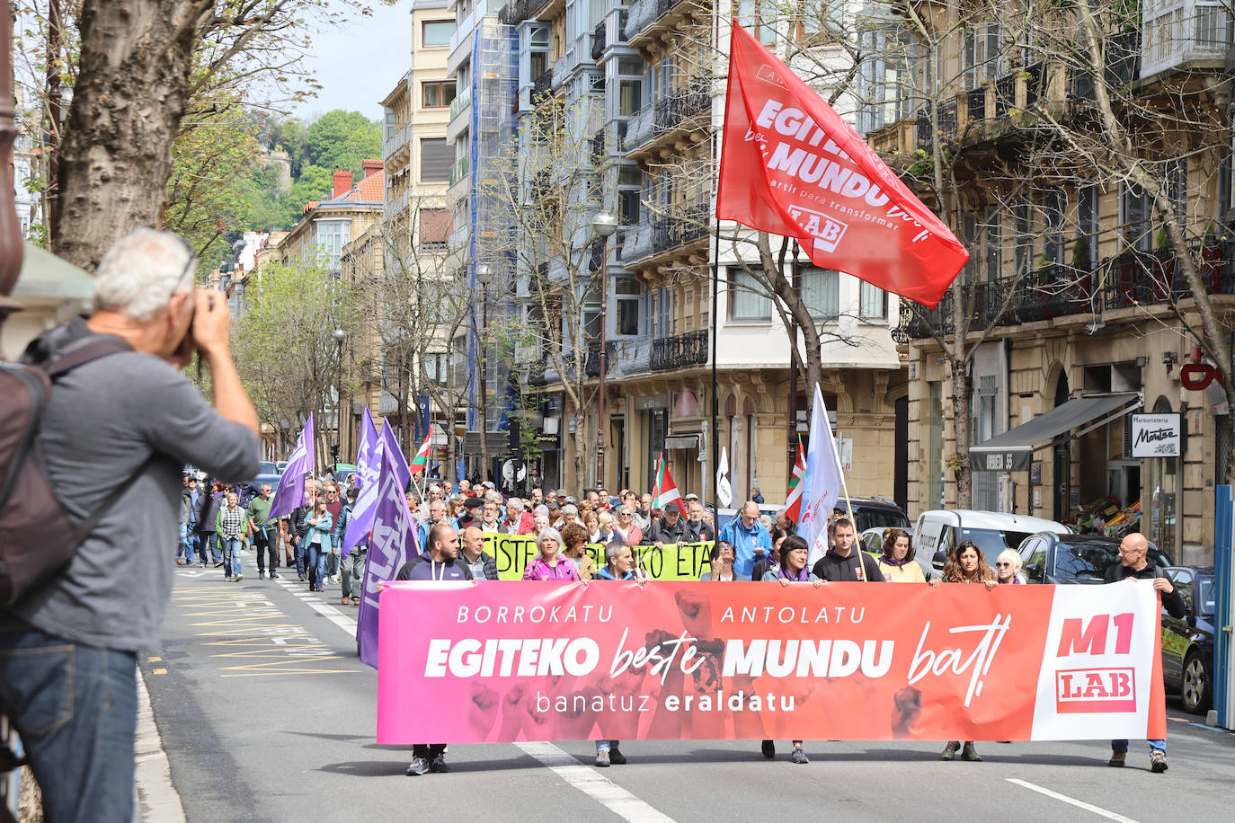 Una manifestación para reivindicar derechos