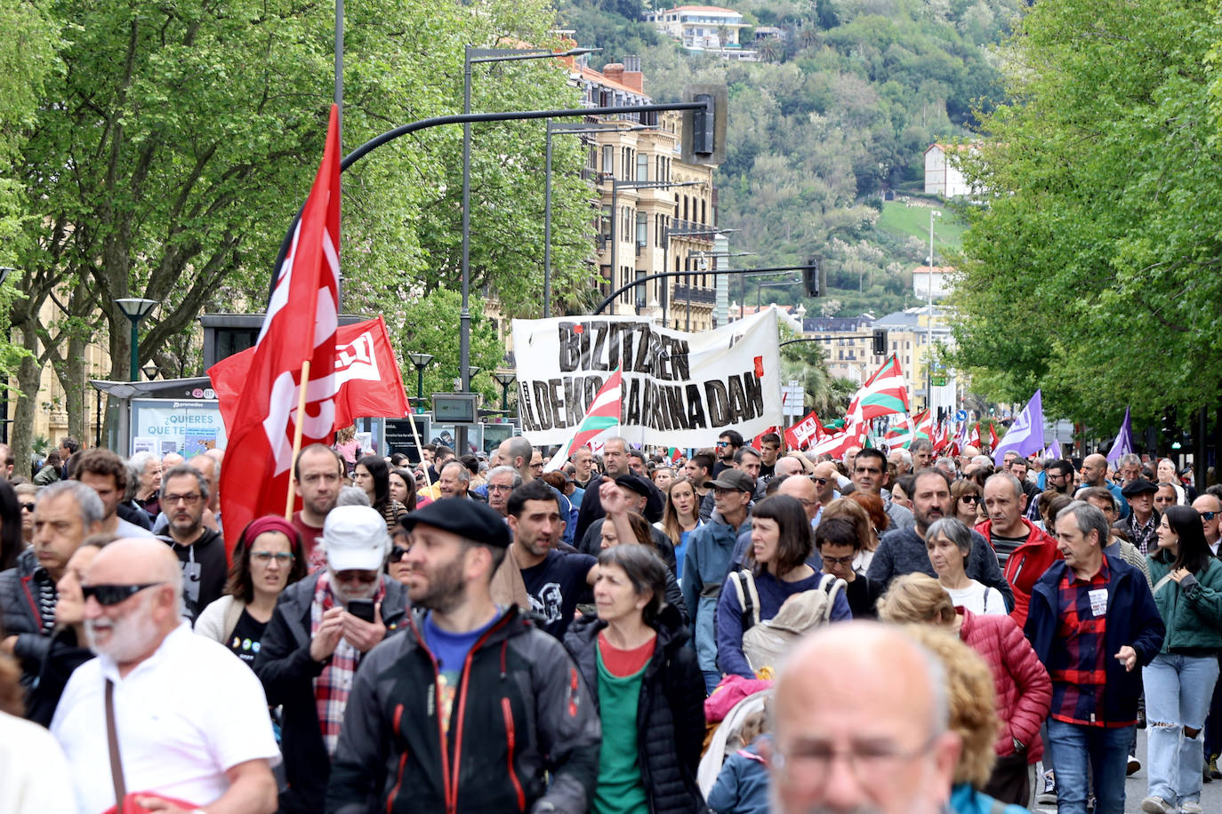 Una manifestación para reivindicar derechos