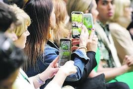 Imágenes de la performances que San Sebastián Shops impulsó en mayo de 2022.