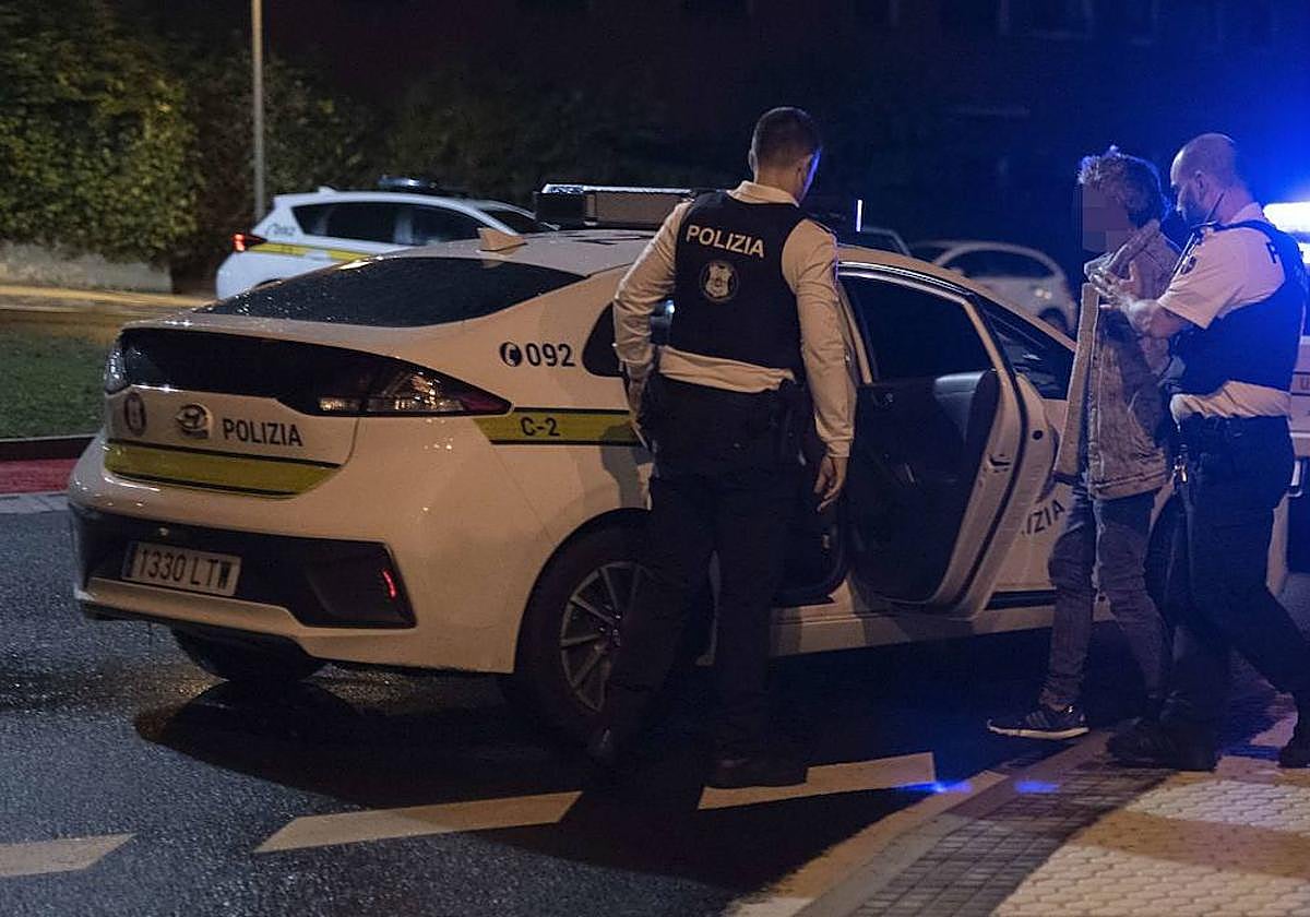 Actuación de la Policía Municipal ean San Sebastián.