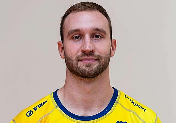 Mihajlo Mitic, jugador del Bidasoa-Irun que dejará el equipo cuando concluya esta temporada.
