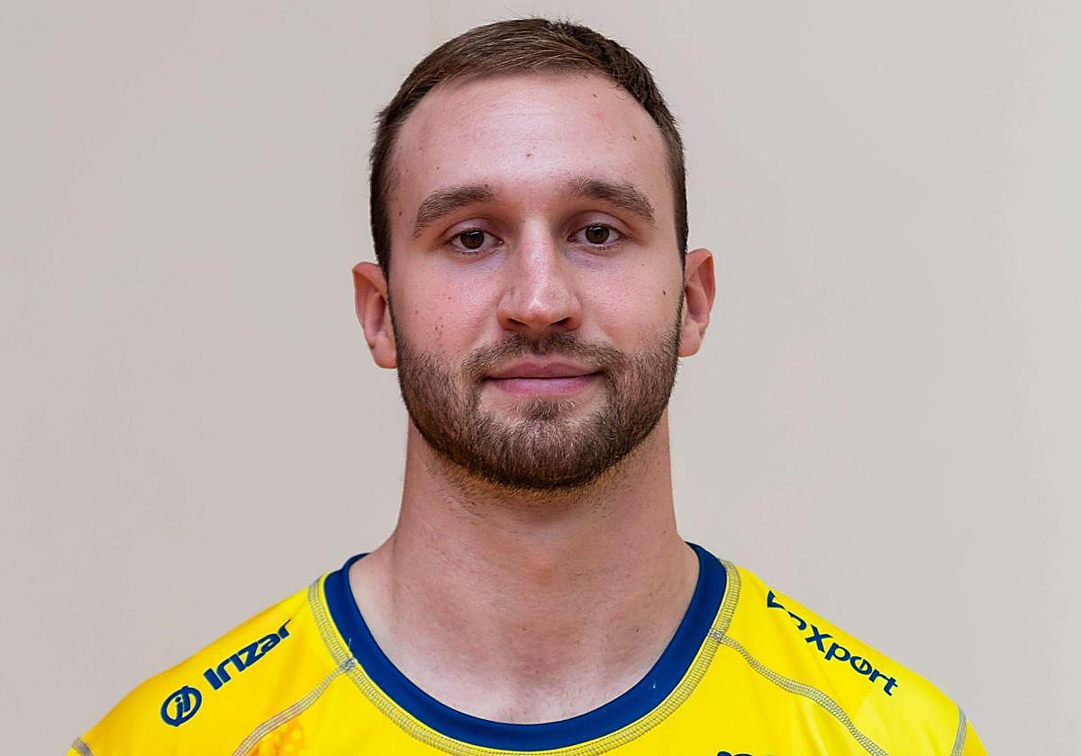 Mihajlo Mitic, jugador del Bidasoa-Irun que dejará el equipo cuando concluya esta temporada.