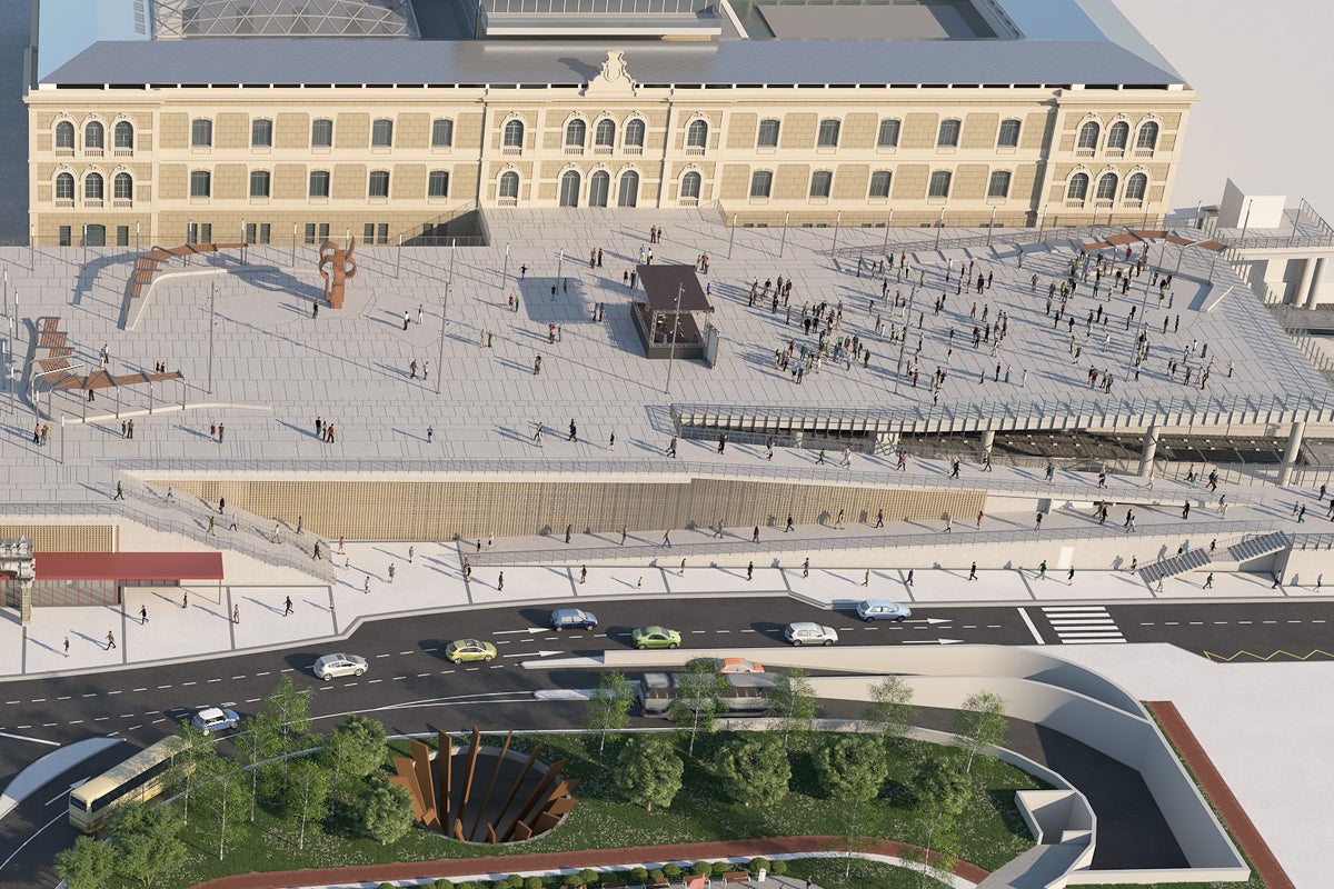 Así será la futura Estación del Norte de San Sebastián