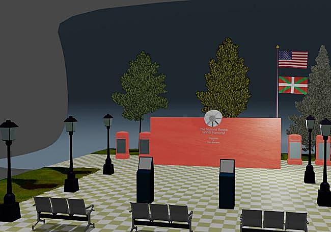 Recreación informática del memorial que se proyecta levantar en Estados Unidos.