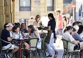 La hostelería ha sido el gran motor en la creación de empleo en Gipuzkoa.