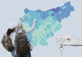 Seis de cada diez municipios de Gipuzkoa ya cuentan con al menos una vivienda turística de manera regular