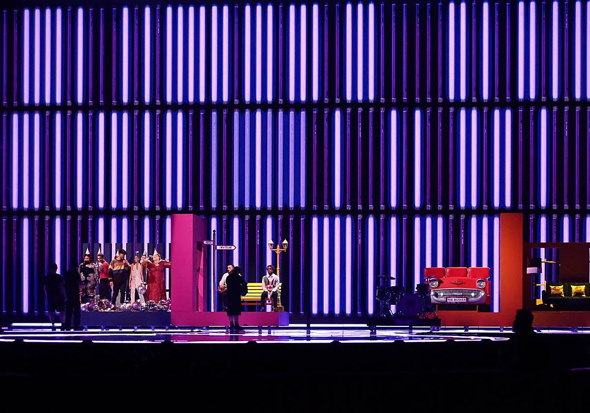 Ensayo general de Eurovisión 2023 que se celebra en Liverpool.
