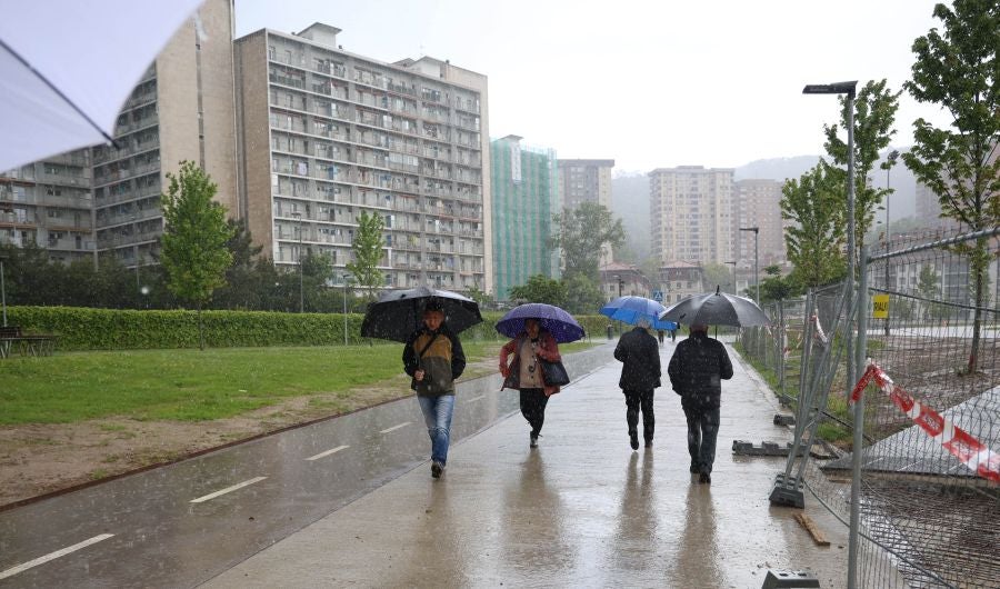 Fin de semana pasado por agua en Gipuzkoa