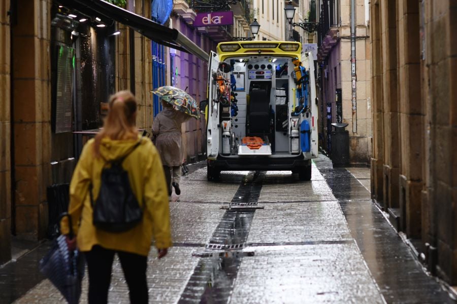 Fin de semana pasado por agua en Gipuzkoa