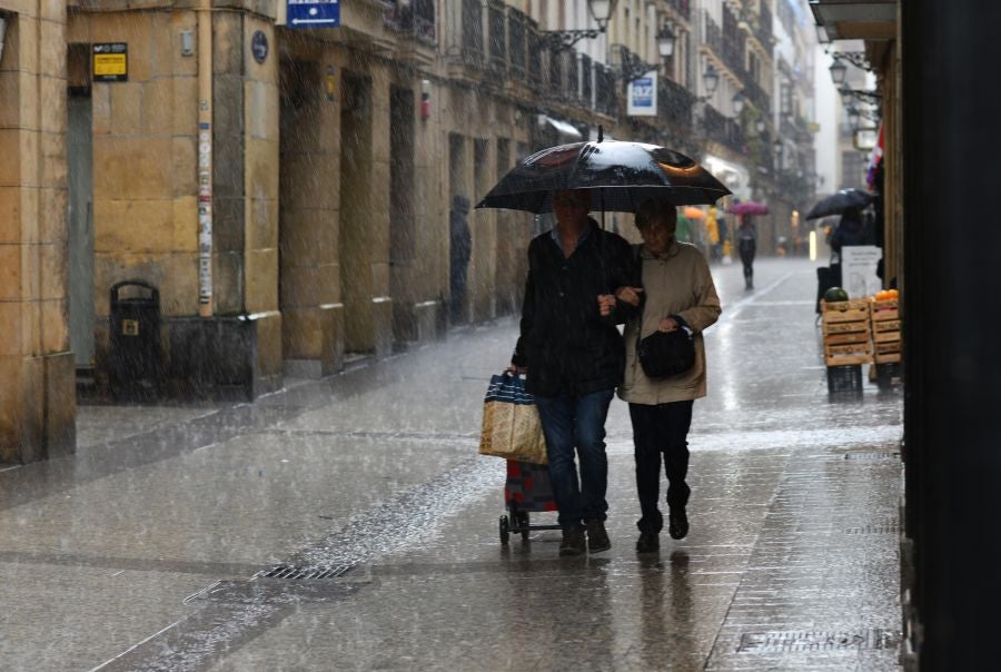 Fin de semana pasado por agua en Gipuzkoa