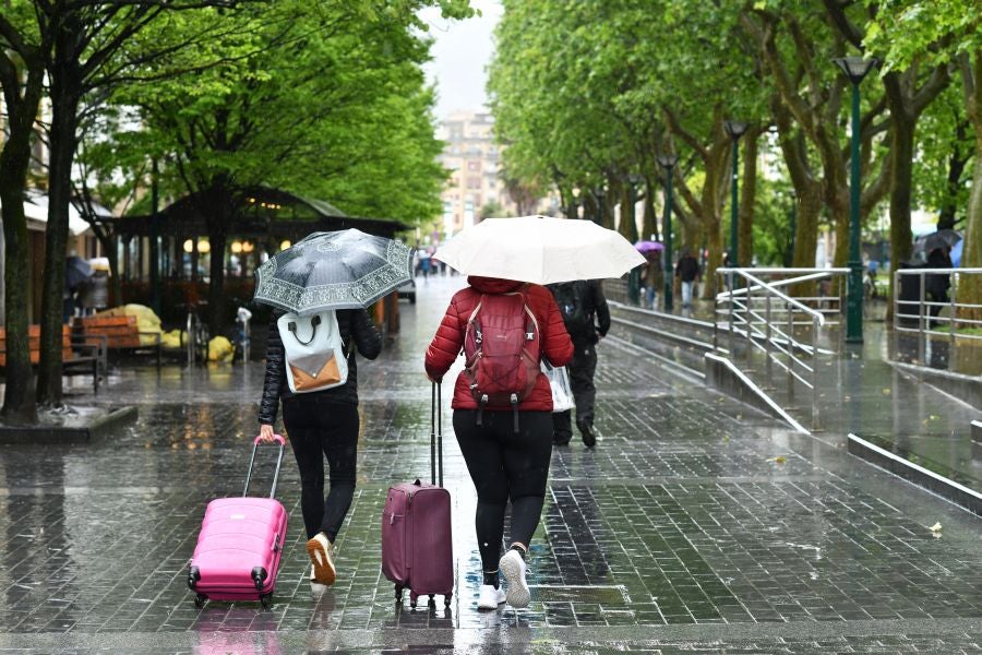 Fin de semana pasado por agua en Gipuzkoa