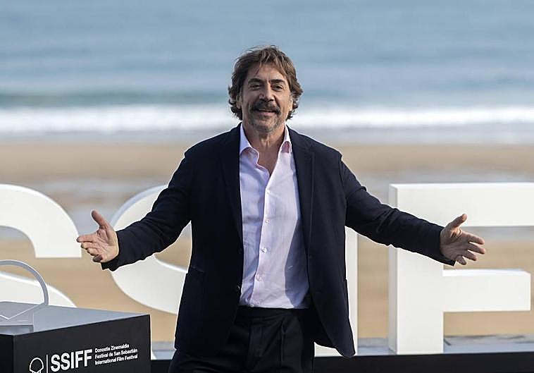 Javier Bardem, en su última visita al Zinemaldia