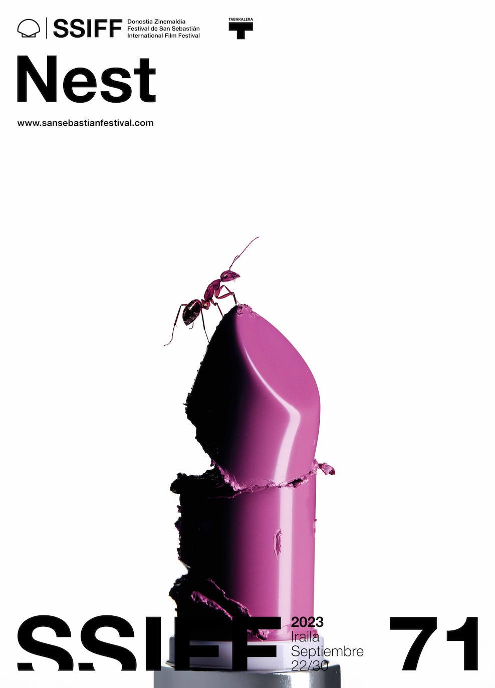 Los carteles de la 71 edición del Zinemaldia