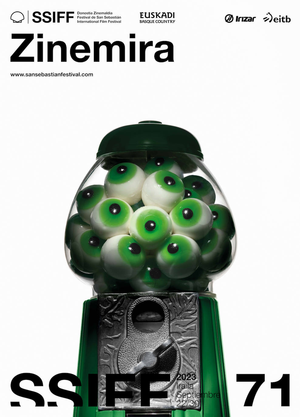 Los carteles de la 71 edición del Zinemaldia