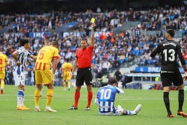 Kubo protesta a Figueroa Vázquez la amarilla vista por Oyarzabal.
