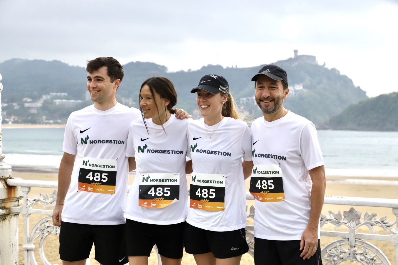 Gran ambiente en la Carrera de Empresas de Donostia
