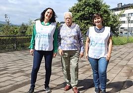 Pilar Cubero junto a Asun su 'amiga mayor'.