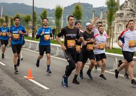 La Carrera de Empresas, a su paso por La Concha