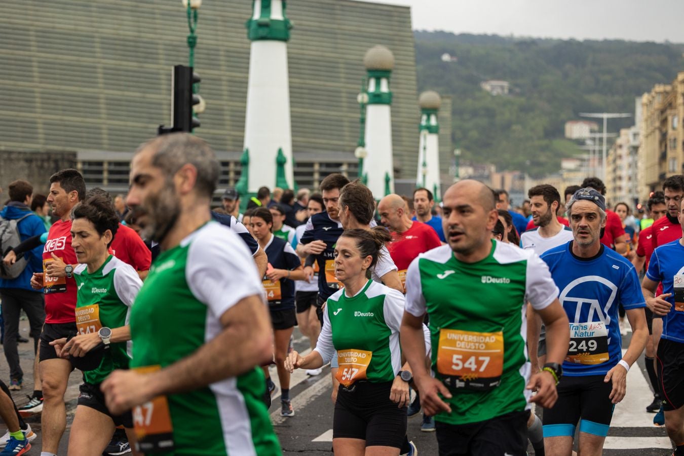 La Carrera de Empresas, a la altura del Kursaal