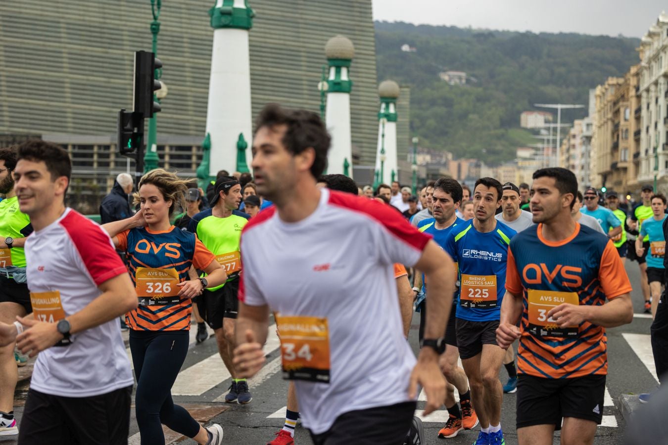 La Carrera de Empresas, a la altura del Kursaal