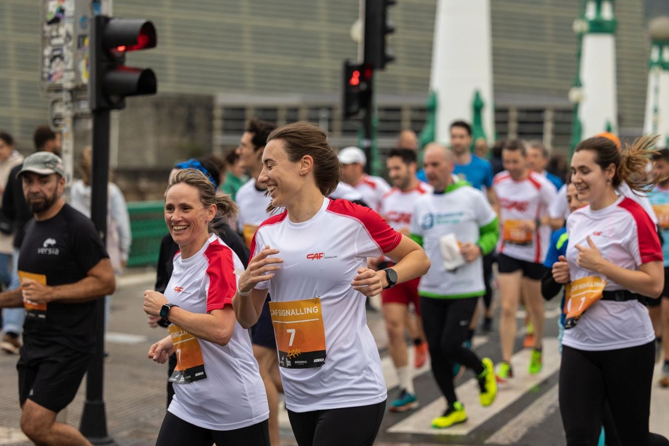 La Carrera de Empresas, a la altura del Kursaal