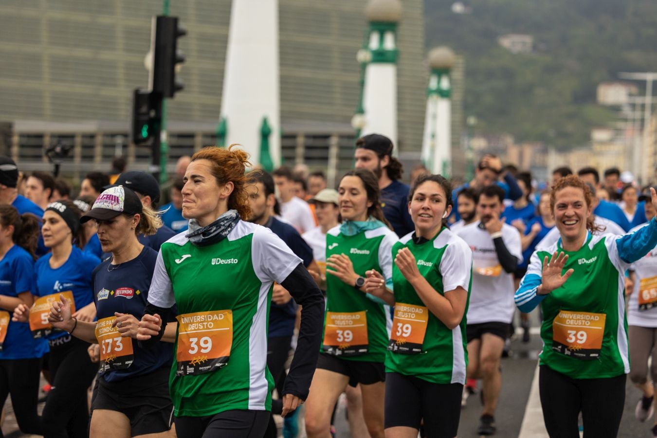La Carrera de Empresas, a la altura del Kursaal
