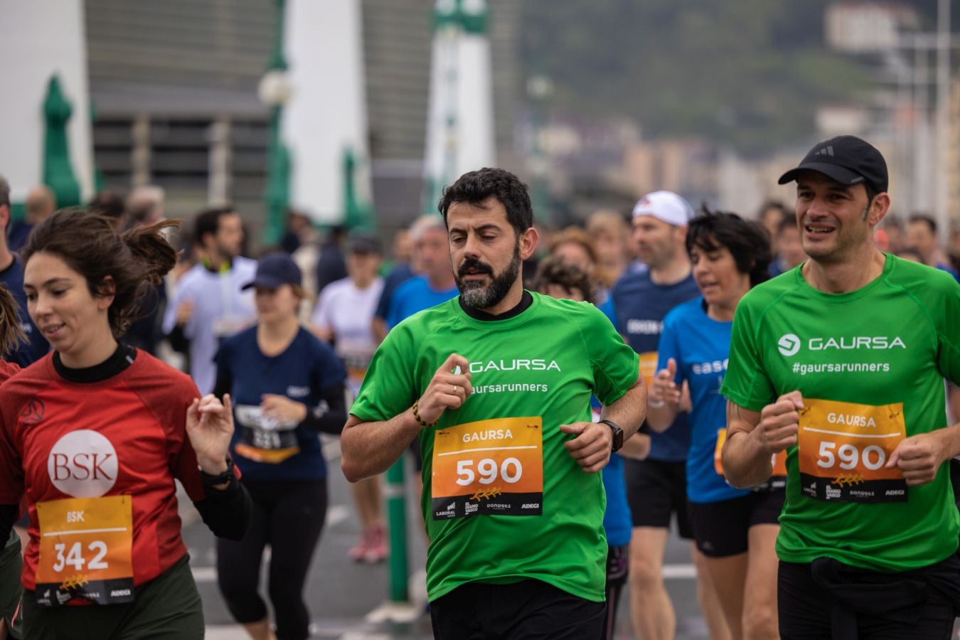 La Carrera de Empresas, a la altura del Kursaal