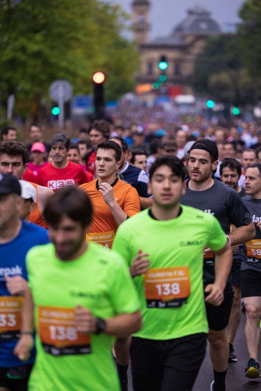 La Carrera de Empresas, a la altura del Kursaal