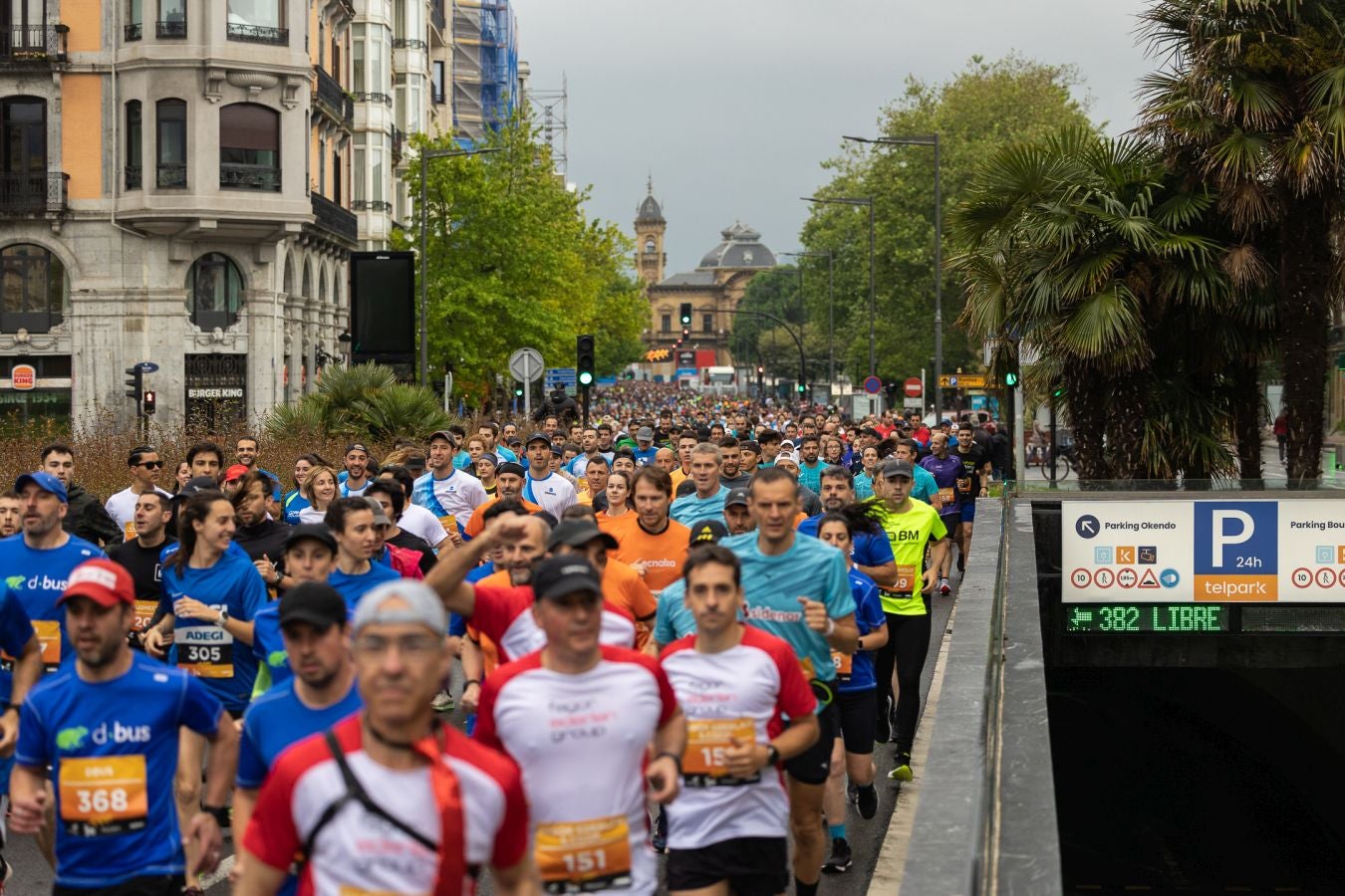 La Carrera de Empresas, a la altura del Kursaal